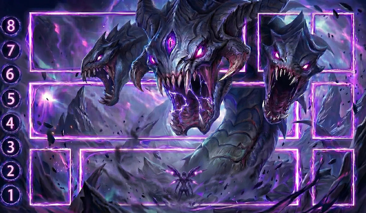 Riftbound Playmat Design 09 — 60 × 35 cm, 300 dpi print