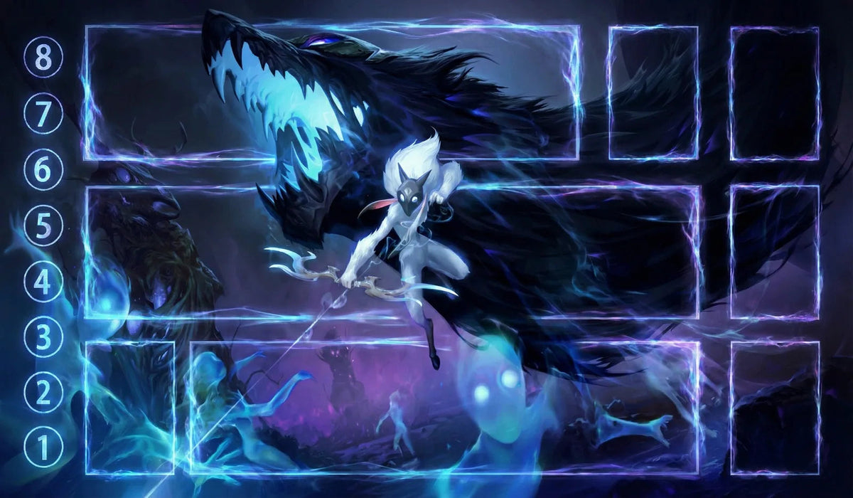 Riftbound Playmat Design 21 — 60 × 35 cm, 300 dpi print