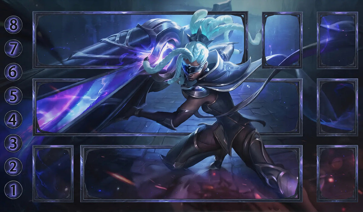 Riftbound Playmat Design 33 — 60 × 35 cm, 300 dpi print