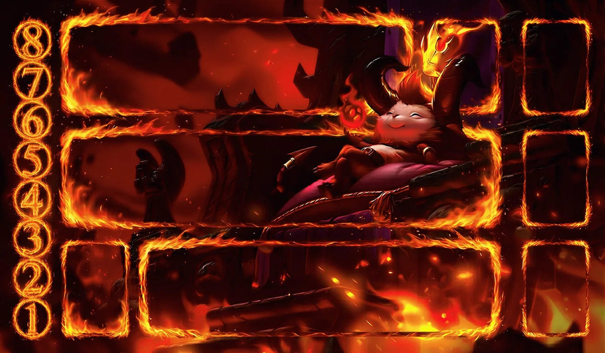 Riftbound Playmat Design 38 — 60 × 35 cm, 300 dpi print